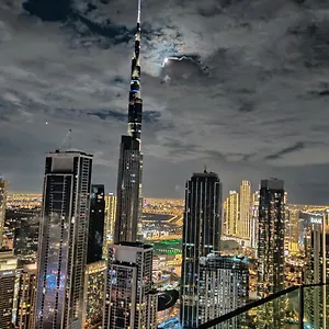  Apartment Paramount Midtown Flat With Burj Khalifa View